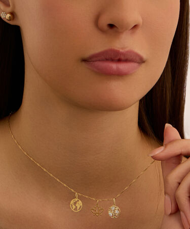 Orecchini Lobo Bon Ton Oro Giallo Cubic Zirconia
