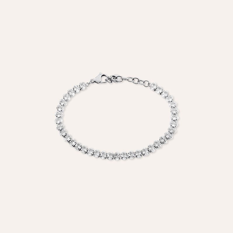 Bracciale Tennis Aura Acciaio Cubic Zirconia - Bracciali Tennis Donna | Stroili