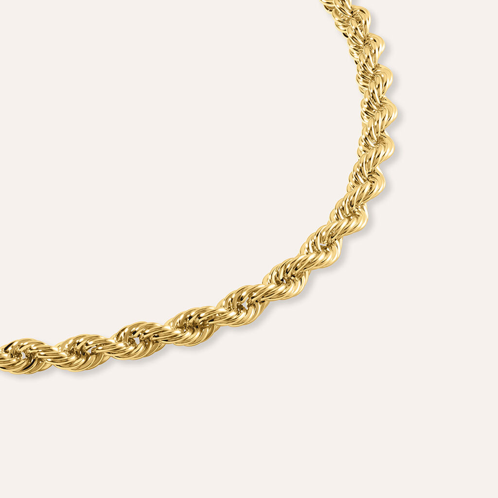 Bracciale Catena Oro Uomo Oro Giallo