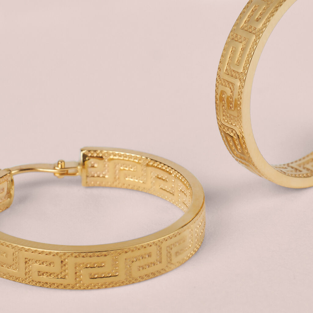 Orecchini A Cerchio Toujours Oro Giallo - Orecchini a Cerchio Donna | Stroili