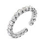 Anello Eternity Romantic Shine Metallo Cristallo