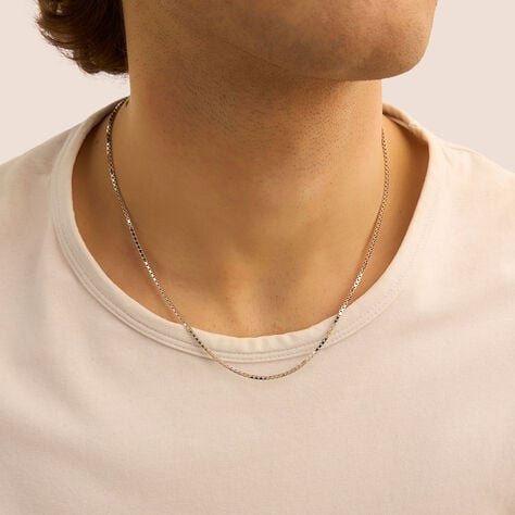 Catenina Gentleman Argento Rodiato - Catenina Uomo | Stroili