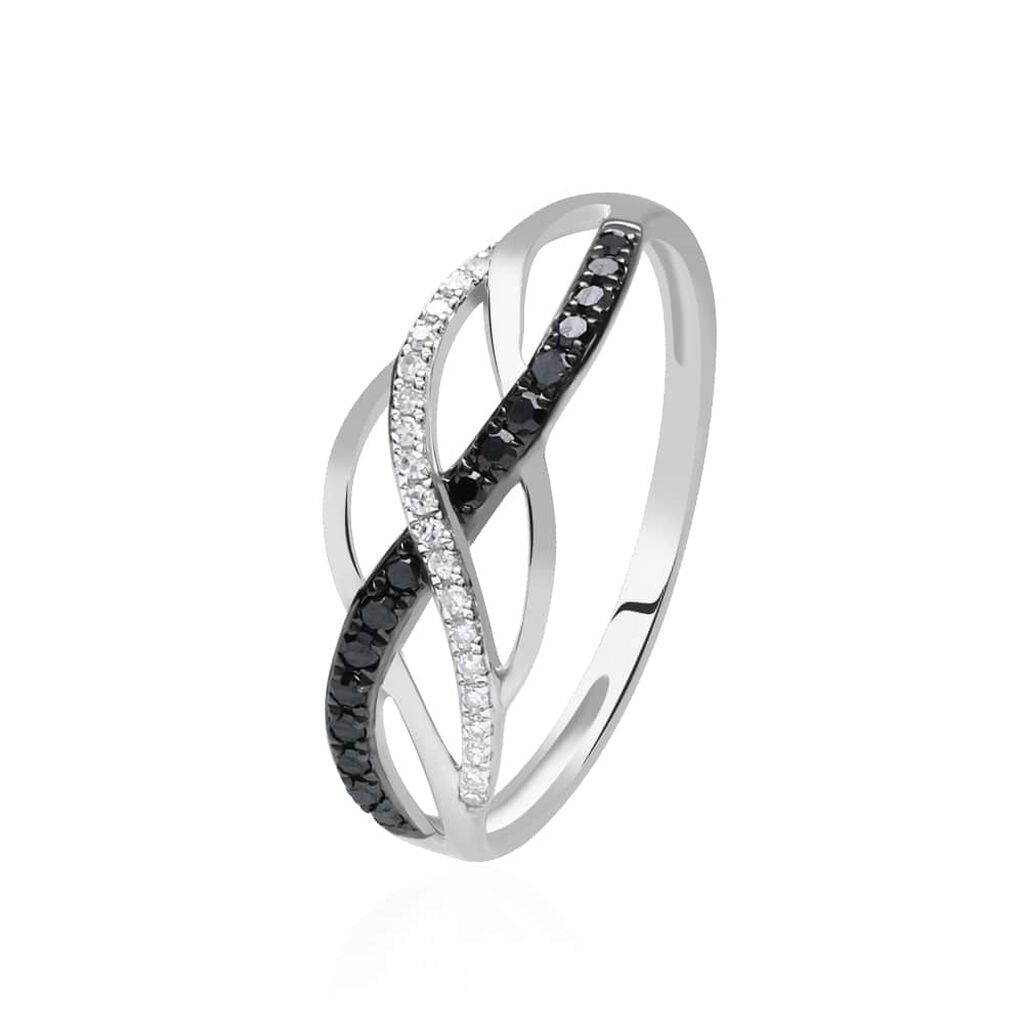 Anello Fascia Sophia Oro Bianco Diamante