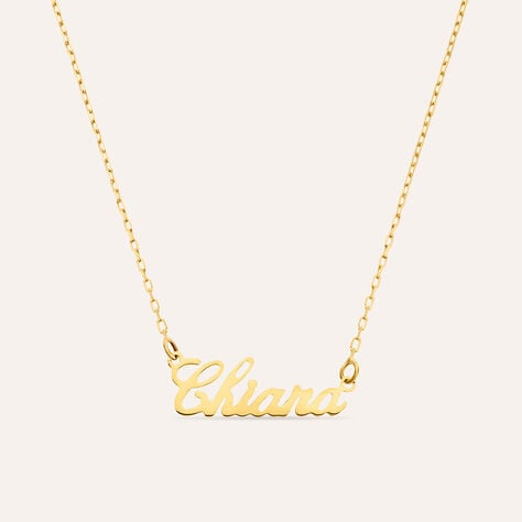 Collana Chiara Gold Names Oro Giallo - Collane Unisex | Stroili