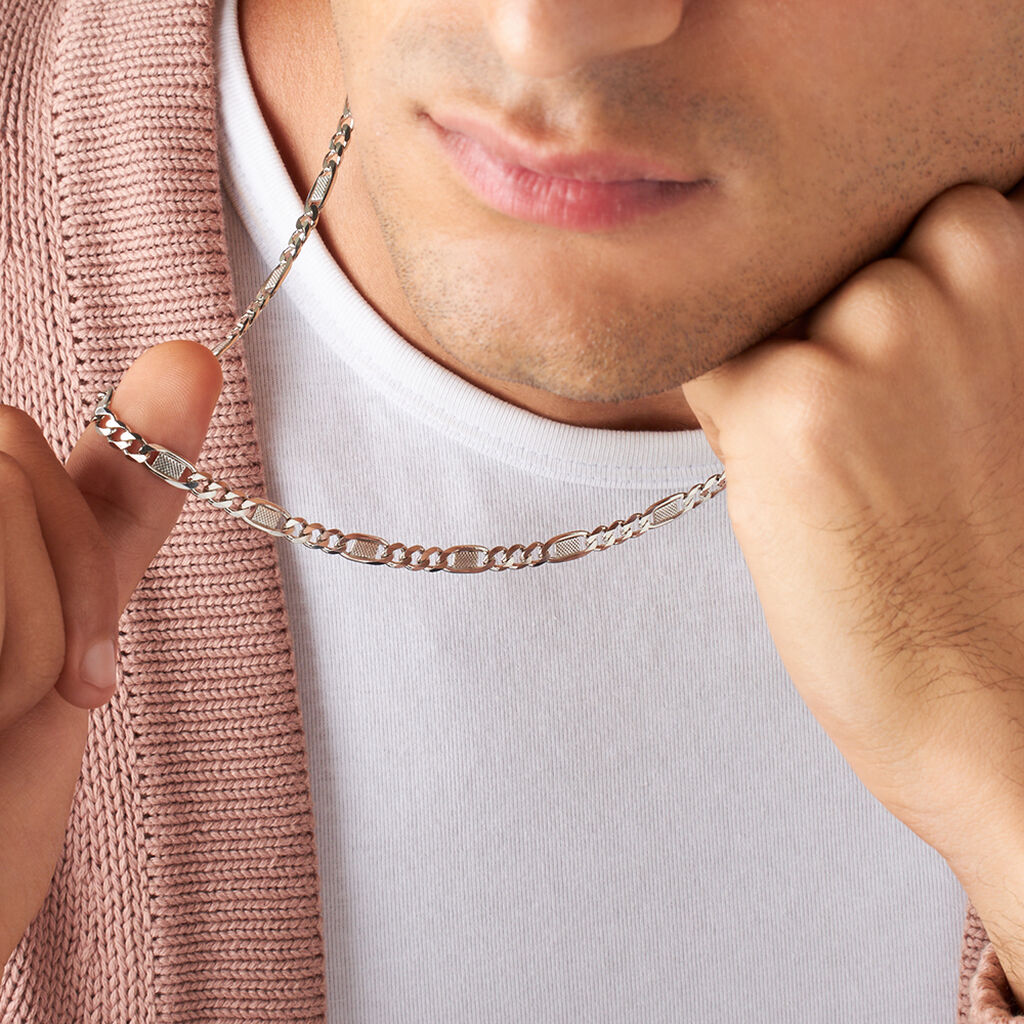 Catena Gentleman Argento Rodiato - Collane Catena Uomo | Stroili