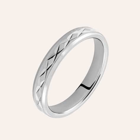 Anello Fedina Silver Collection Argento Rodiato - Anelli con Incisione Unisex | Stroili