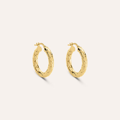 Orecchini A Cerchio Toujours Oro Giallo - Orecchini a Cerchio Donna | Stroili