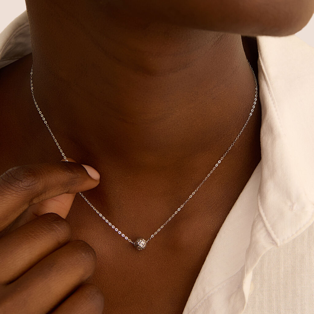 Collana Isabelle Oro Bianco