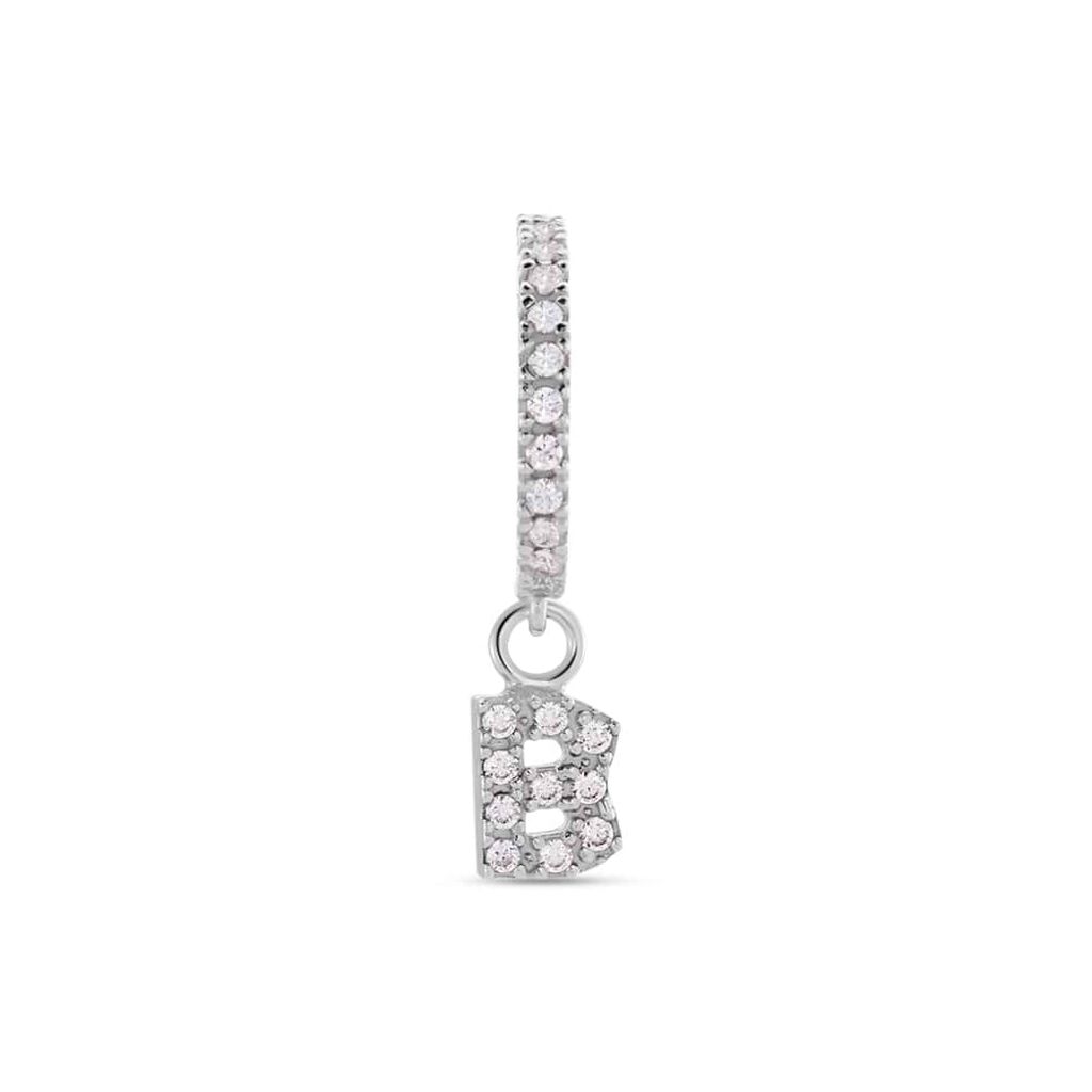 Mono Orecchino A Cerchio Silver Moments Argento Rodiato Cubic Zirconia - Mono Orecchino Donna | Stroili