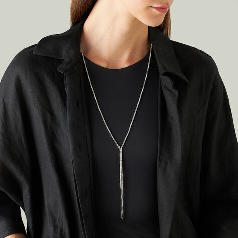Collana Tennis Romantic Shine Metallo Cristallo - Collane Tennis Donna | Stroili