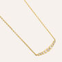Collana Desideria Argento Nobile Dorato Cubic Zirconia