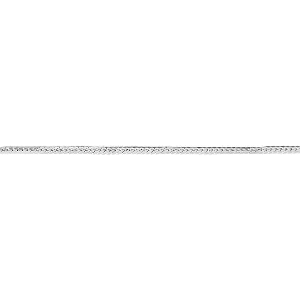 Bracciale Catena Colette Oro Bianco - Bracciali Donna | Stroili