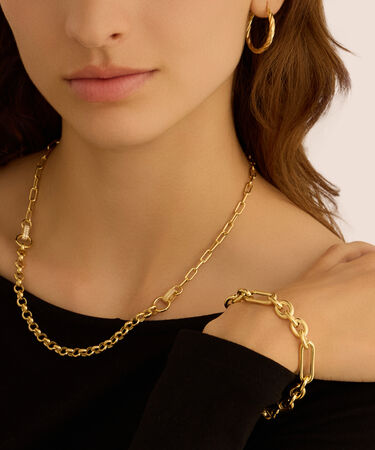 Catena Colette Oro Giallo Cubic Zirconia