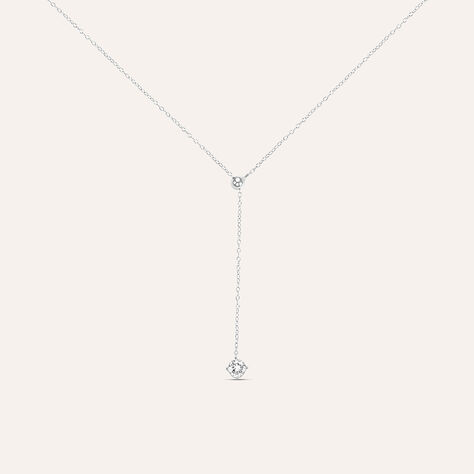 Collana Punto Luce Silver Elegance Argento Rodiato Cubic Zirconia - Collane Punto Luce Donna | Stroili