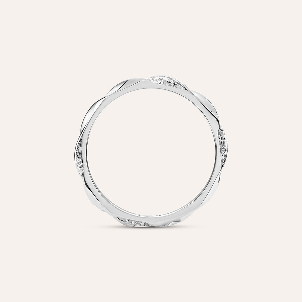 Anello Fedina Silver Collection Argento Rodiato Cubic Zirconia - Anelli con Pietre Donna | Stroili