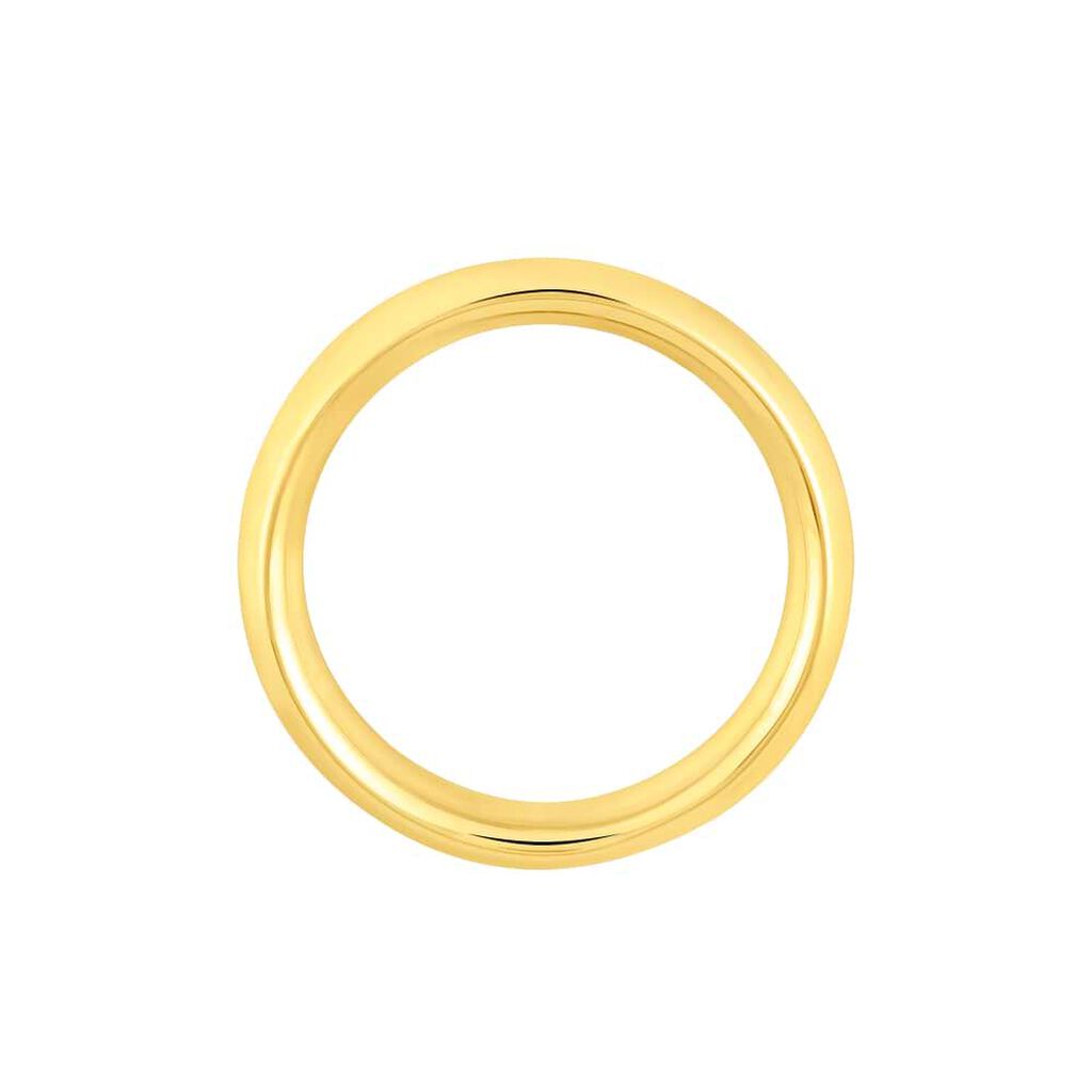 Fede Comoda Leggera 4.5 mm Oro Giallo - Anelli con Incisione Unisex | Stroili
