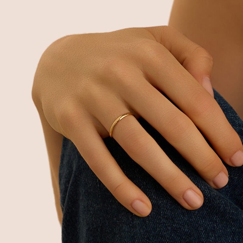 Fede Fermanello 1.95 mm Oro Giallo - Anelli con Incisione Donna | Stroili