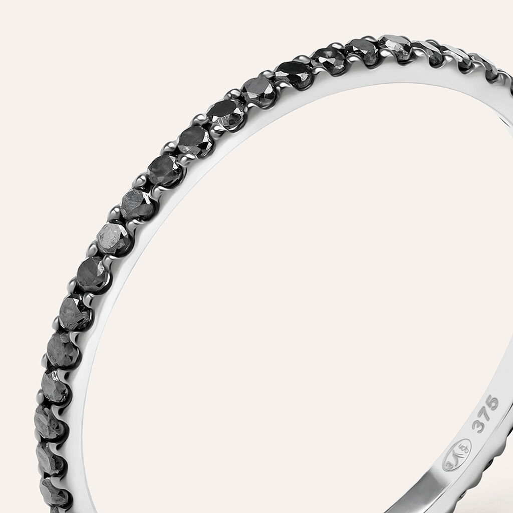 Anello Eternity L'homme Diamant Oro Bianco Diamante - Anelli Eternity Uomo | Stroili