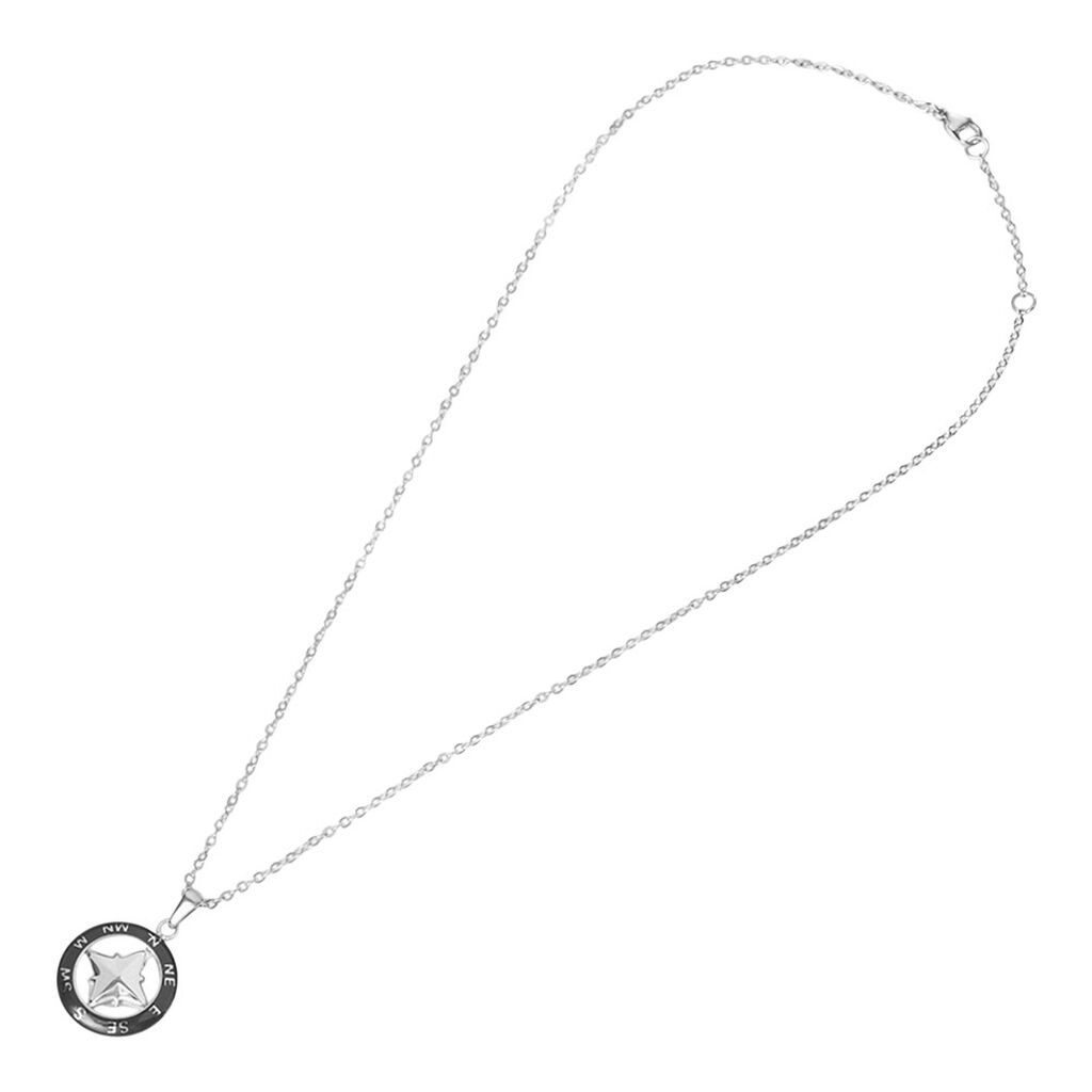 Collana Man Code Acciaio Bicolore Bianco / Nero - Collane Uomo | Stroili