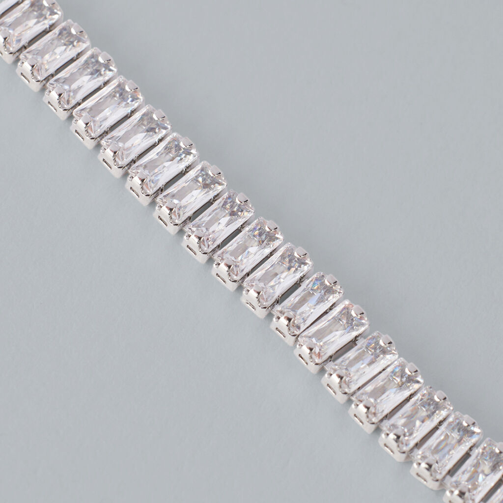 Bracciale Tennis Romantic Shine Metallo Cristallo