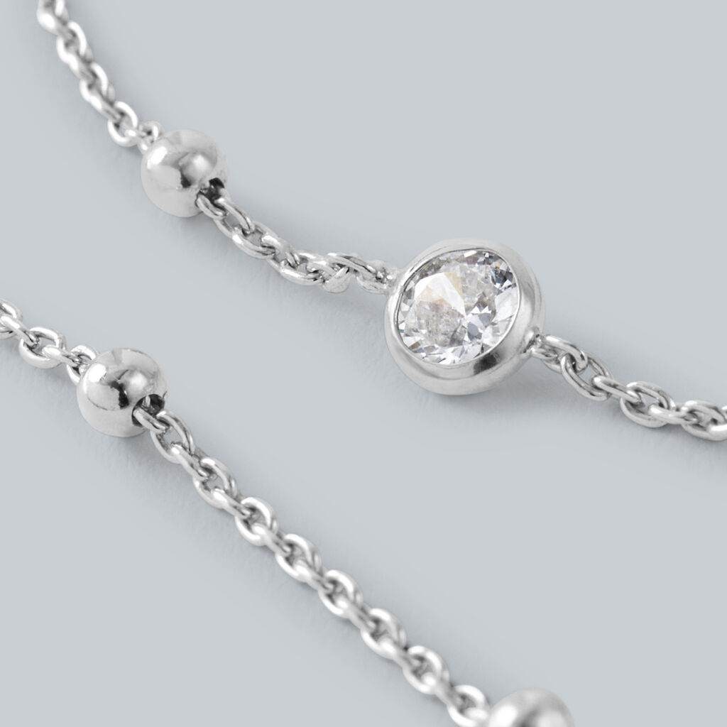Collana Silver Elegance Argento Rodiato Cubic Zirconia - Collane Donna | Stroili