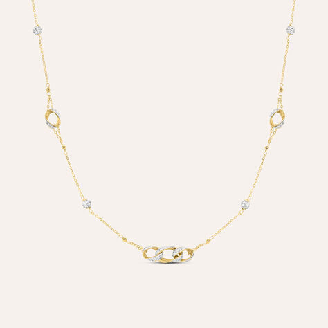 Collana Christelle Oro Giallo Cristallo - Collane Donna | Stroili