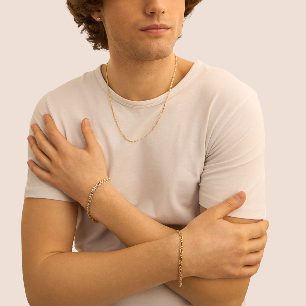 Bracciale Catena L'homme Or Oro Bianco
