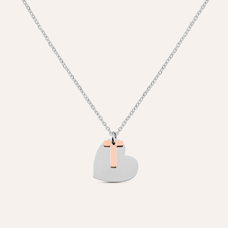 Collana Sunrise Acciaio Bicolore Bianco / Rosa - Collane Donna | Stroili