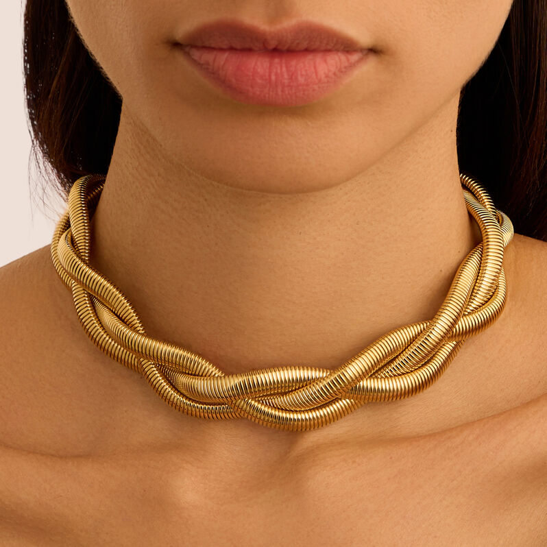 Collana Radiance Acciaio Dorato - Collane Donna | Stroili