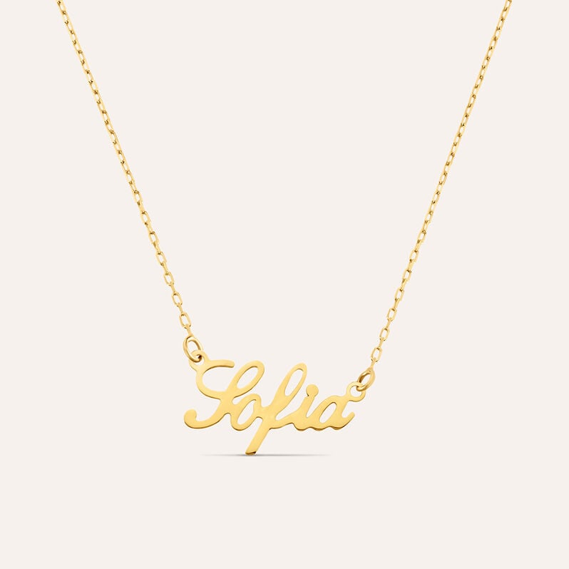 Collana Sofia Gold Names Oro Giallo - Collane Unisex | Stroili
