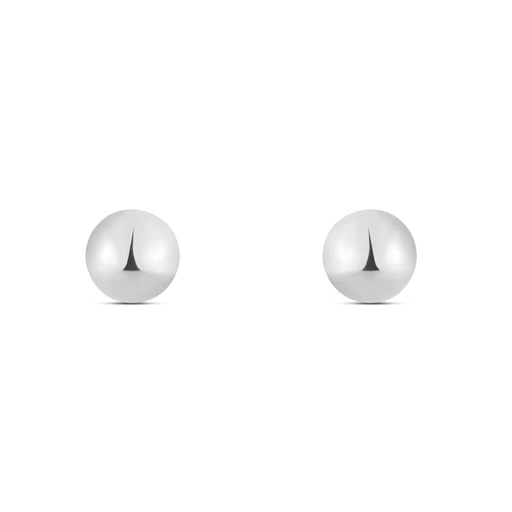 Orecchini Lobo Bon Ton Oro Bianco - Orecchini a Lobo Donna | Stroili