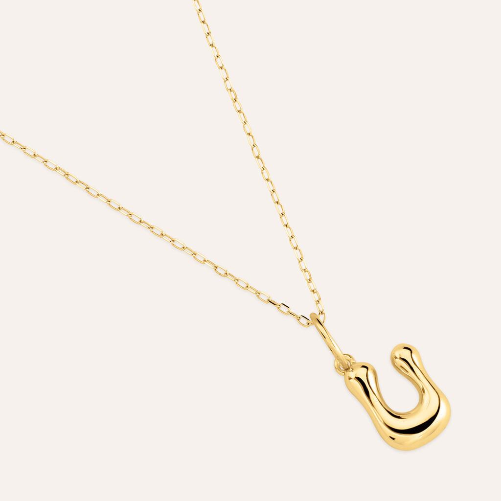 Pendente Love Beats Argento Dorato