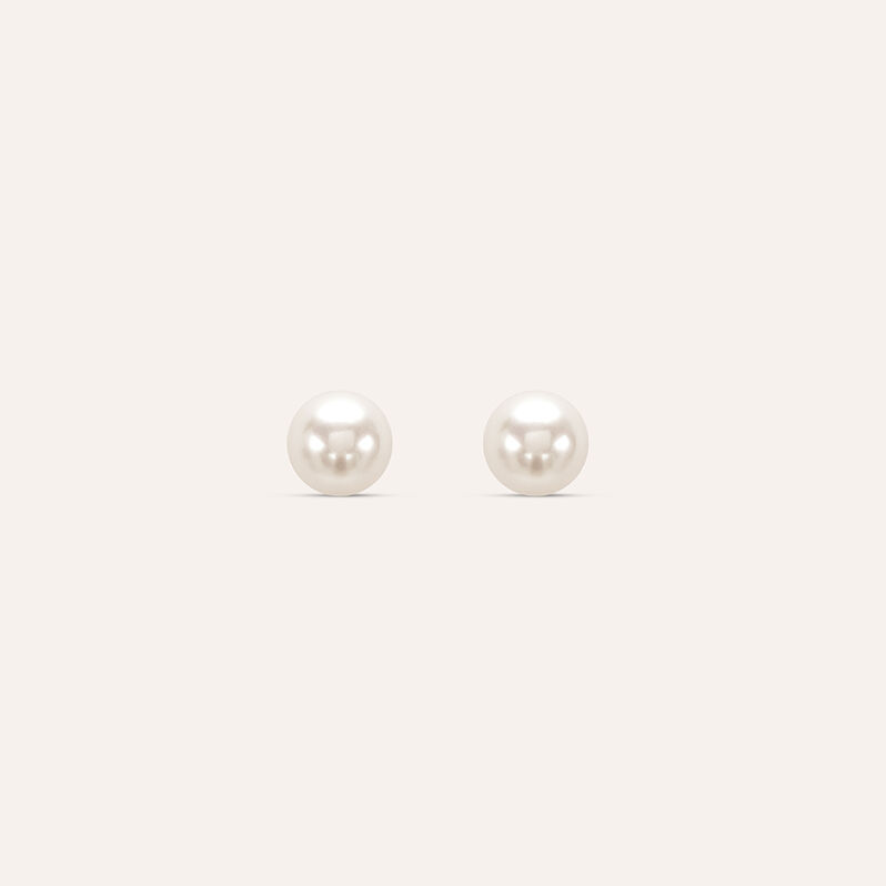 Orecchini Lobo Silver Pearls Argento Rodiato Perla sintentica - Orecchini a Lobo Donna | Stroili