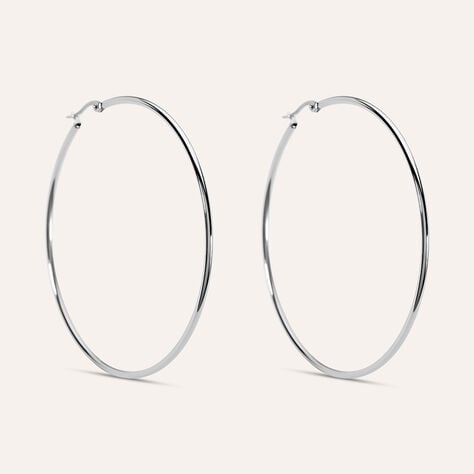 Orecchini A Cerchio Moonlight Acciaio - Orecchini a Cerchio Donna | Stroili