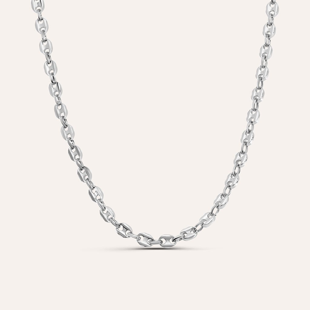 Catena Gentleman Argento Rodiato