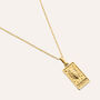 Pendente Tarocchi Carta Della Forza Love Beats Argento Dorato