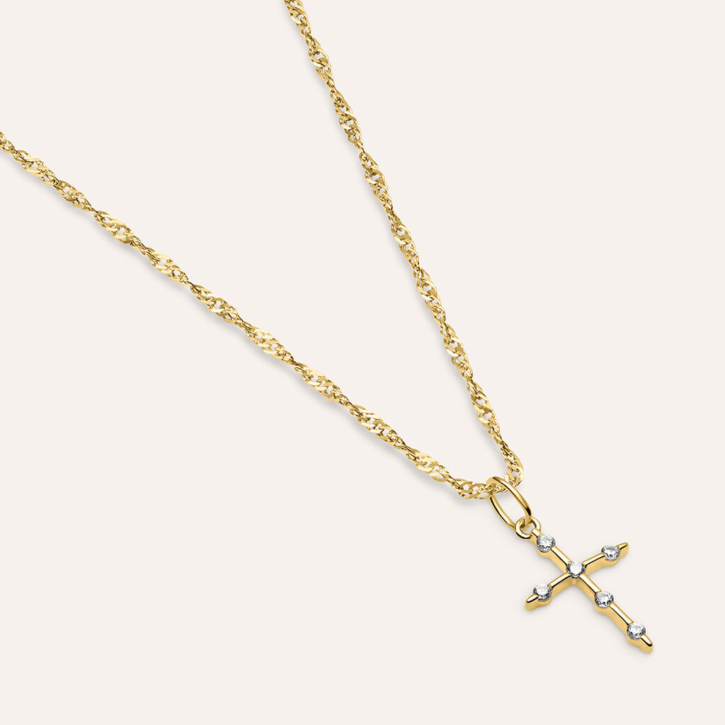 Pendente Holy Oro Giallo Cubic Zirconia - Ciondoli Donna | Stroili