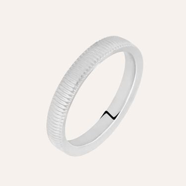 Fede Comoda Leggera Squadrata 3 mm Oro Bianco