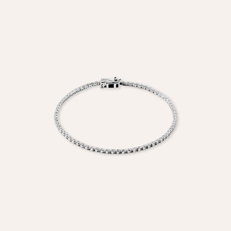 Bracciale Tennis Grace Oro Bianco Diamante - Bracciali Tennis Donna | Stroili
