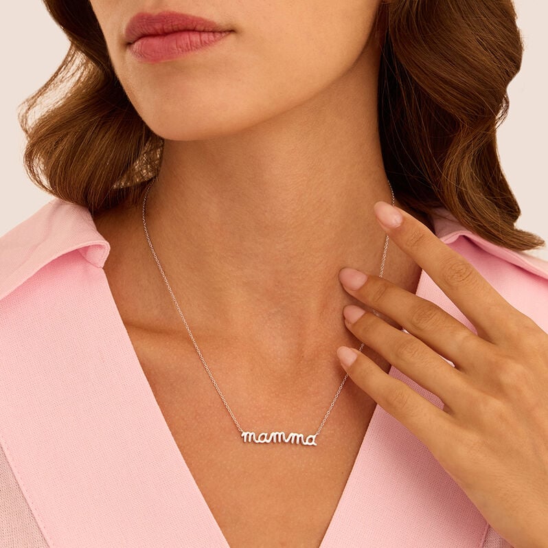 Collana Mamma Silver Collection Argento Rodiato - Collane Donna | Stroili