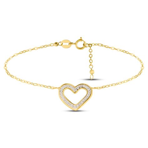 Bracciale Crystal Gold Oro Giallo Cristallo - Bracciali Love Donna | Stroili