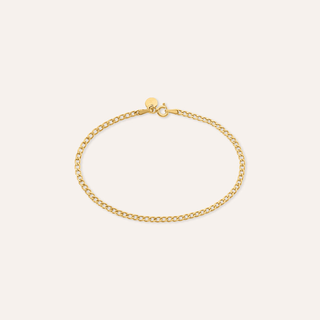 Bracciale Catena Desideria Argento Nobile Dorato