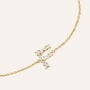 Bracciale Silver Glow Argento Dorato Cubic Zirconia