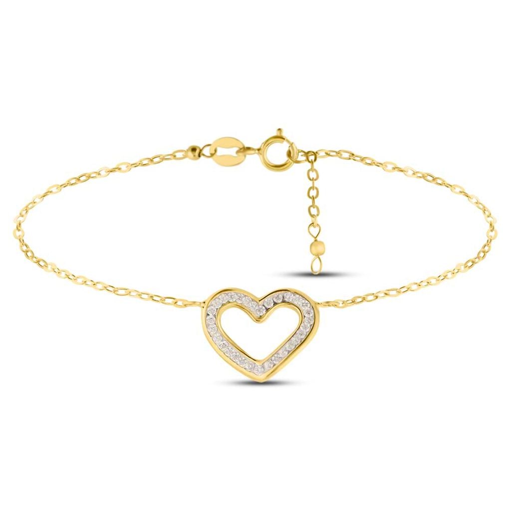 Bracciale Crystal Gold Oro Giallo Cristallo