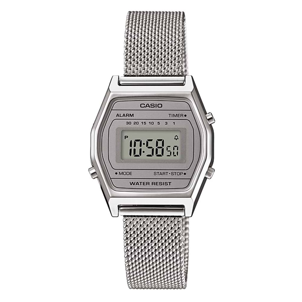 Orologio Digitale Donna Casio Vintage Collection quadrante grigio LA690WEM-7EF - Orologi per Prima Comunione Donna | Stroili