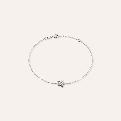 Bracciale Claire Oro Bianco Cubic Zirconia - Bracciali Amicizia Donna | Stroili