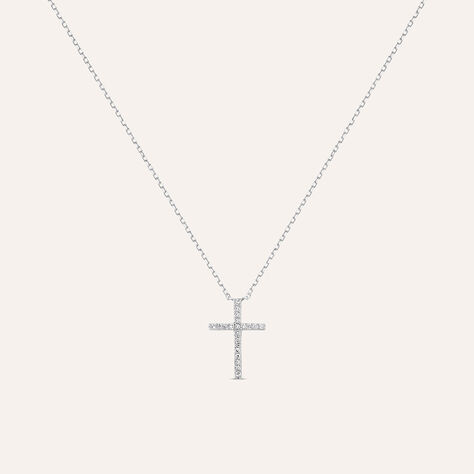 Collana Sophia Oro Bianco Diamante - Collane Donna | Stroili