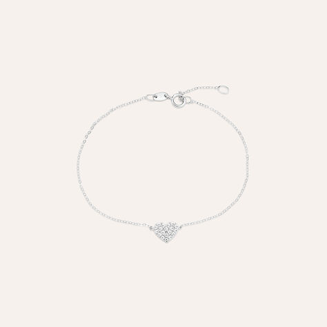 Bracciale Claire Oro Bianco Cubic Zirconia - Bracciali Amicizia Donna | Stroili