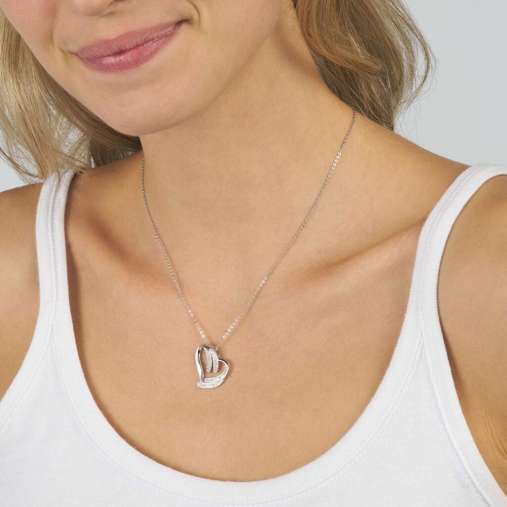 Collana Silver Shine Argento Rodiato Cubic Zirconia - Collane Donna | Stroili