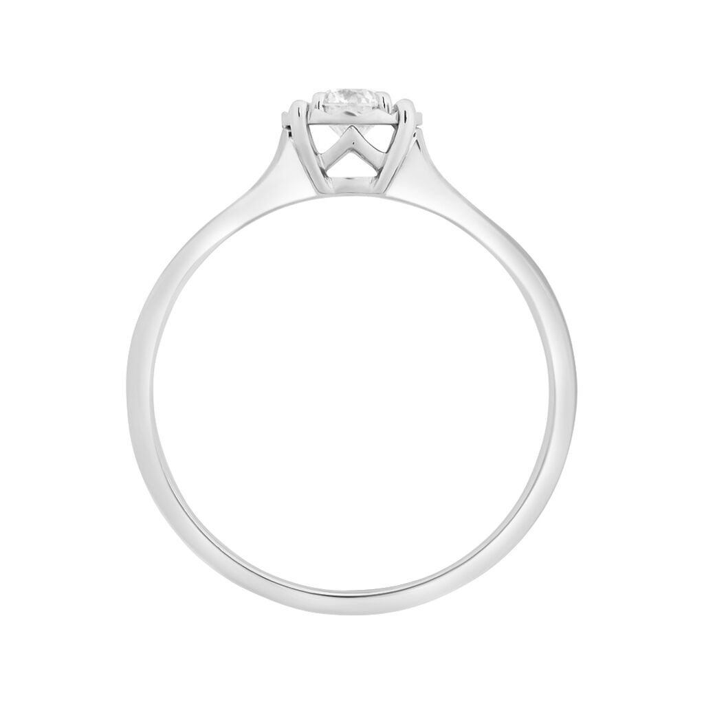 Anello Solitario Diamotion Oro Bianco Diamante